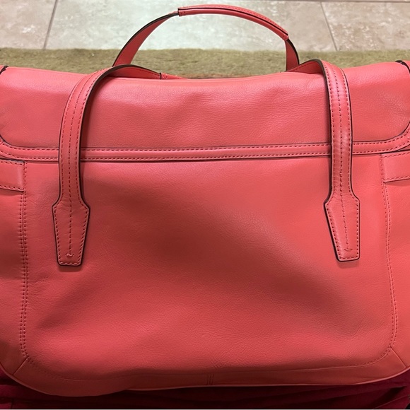 Coach Taylor Leather Flap Satchel - Picture 2 of 6